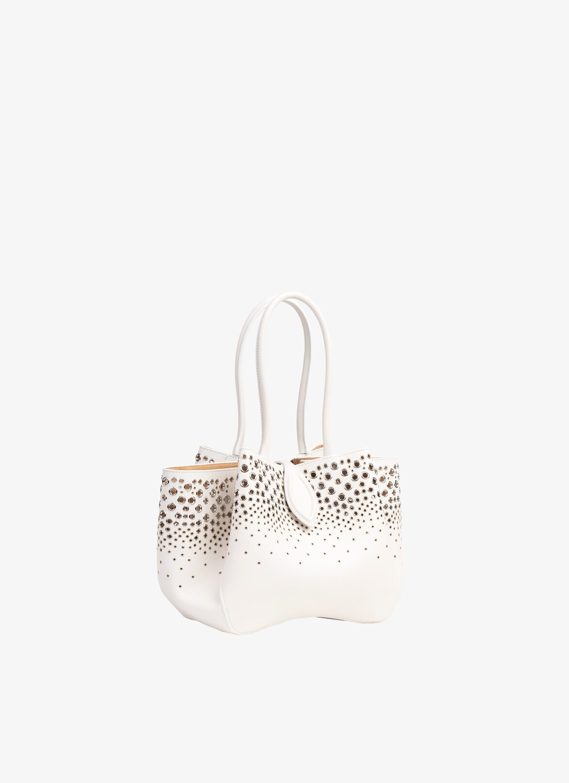EYELET ANGELE 20 BAG ALAÏA OPTIC WHITE EYELET ANGELE 20 BAG